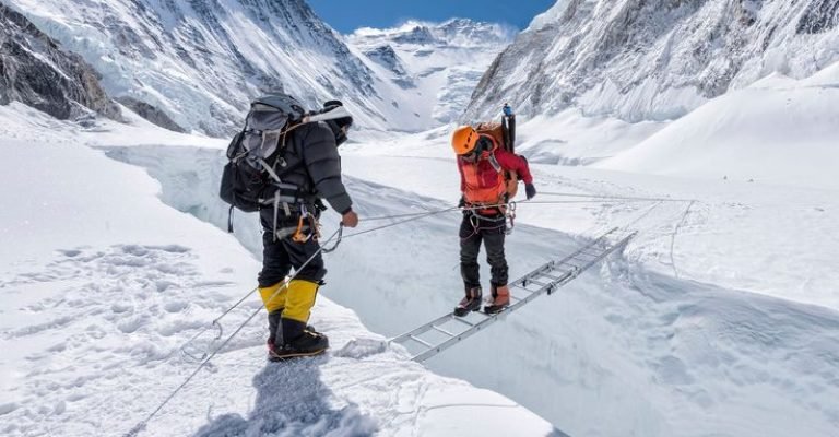 The man said sherpas equate Mount Everest to a god…